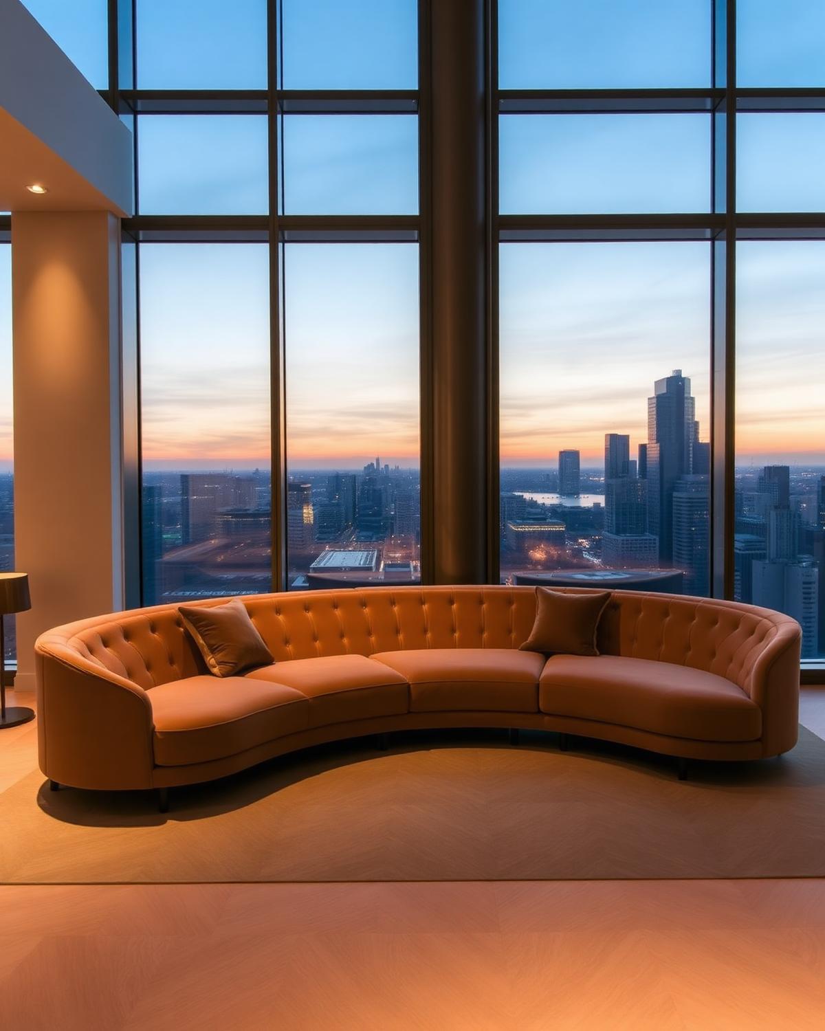 Curved Sectional